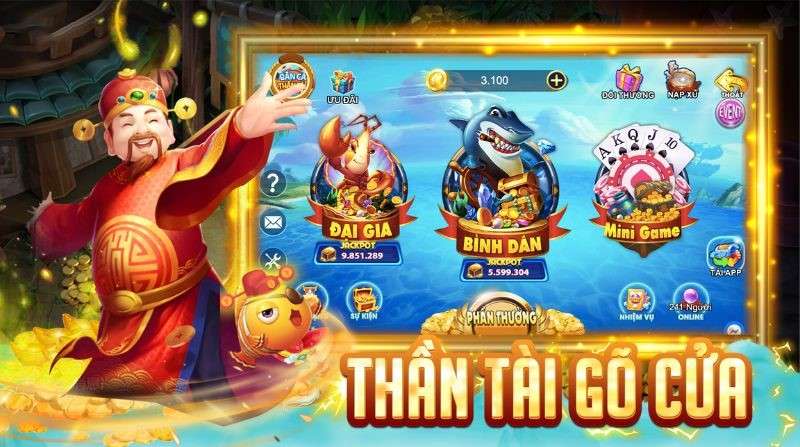 Bắn Cá Thần Tài – Đẳng cấp game săn cá đổi thưởng số #1 Việt Nam